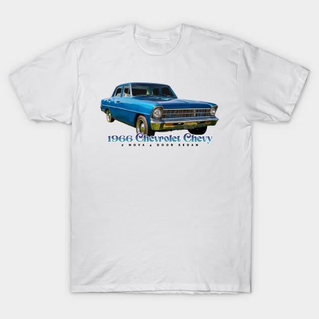 1966 Chevrolet Chevy II Nova 4 Door Sedan T-Shirt by Gestalt Imagery